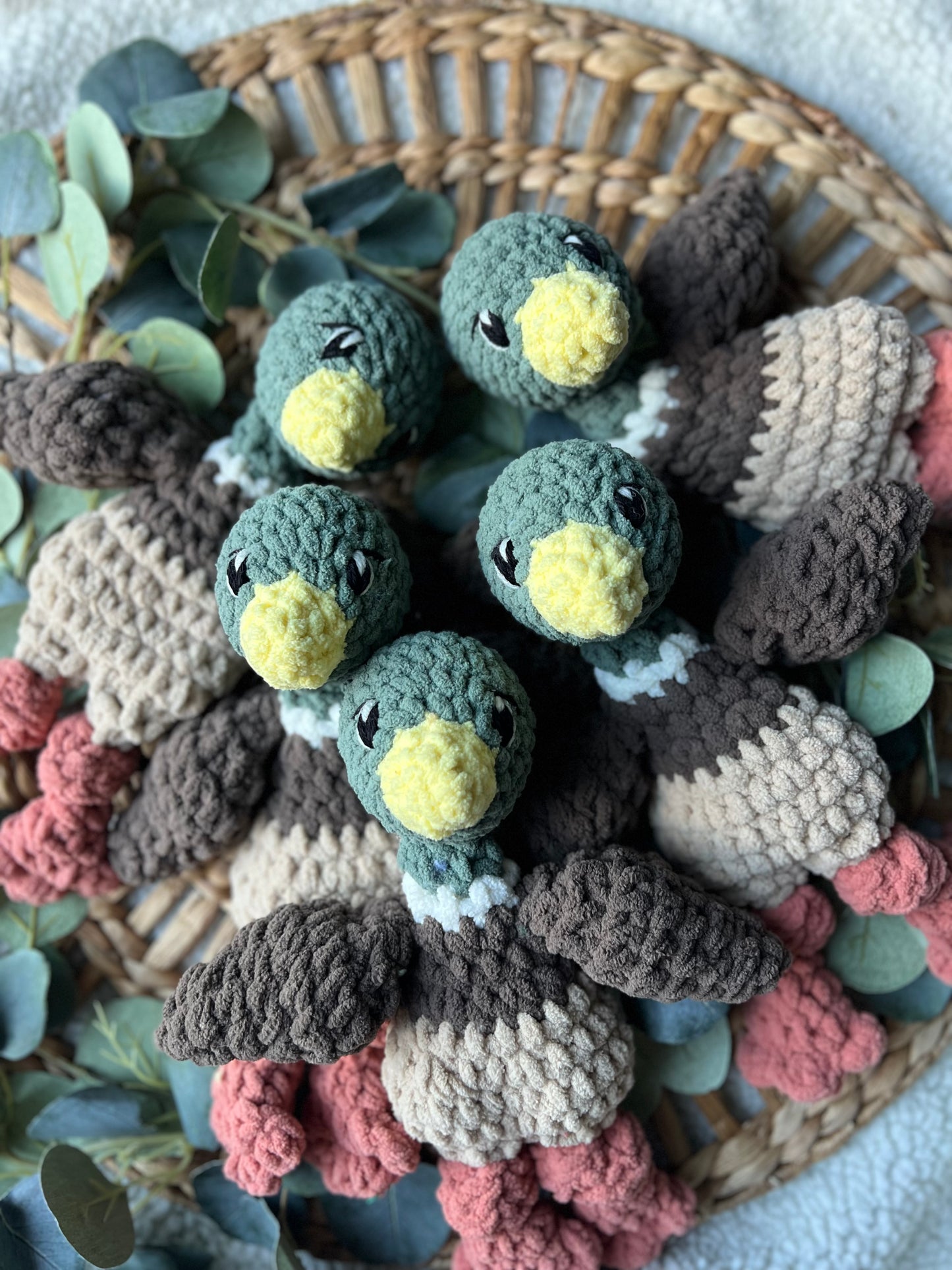 RTS Mini Mallard Knotted Snuggler Lovey