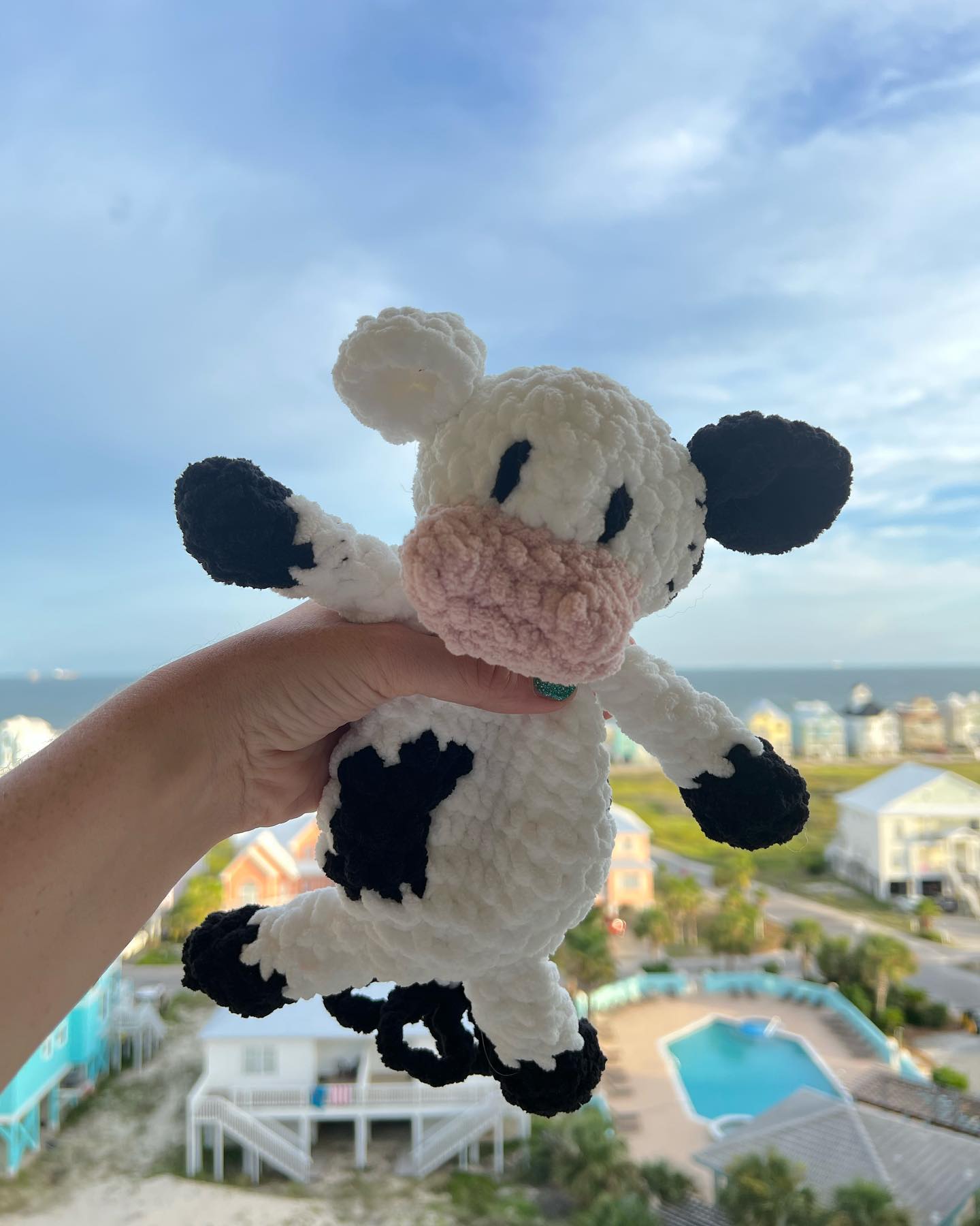 Crochet Moo Cow Snuggler