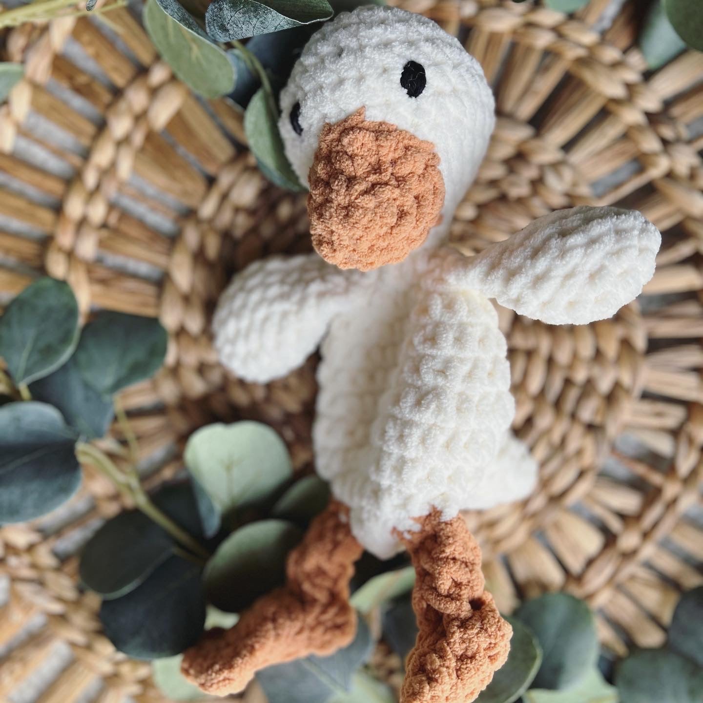 Custom Crochet Duck Snuggler