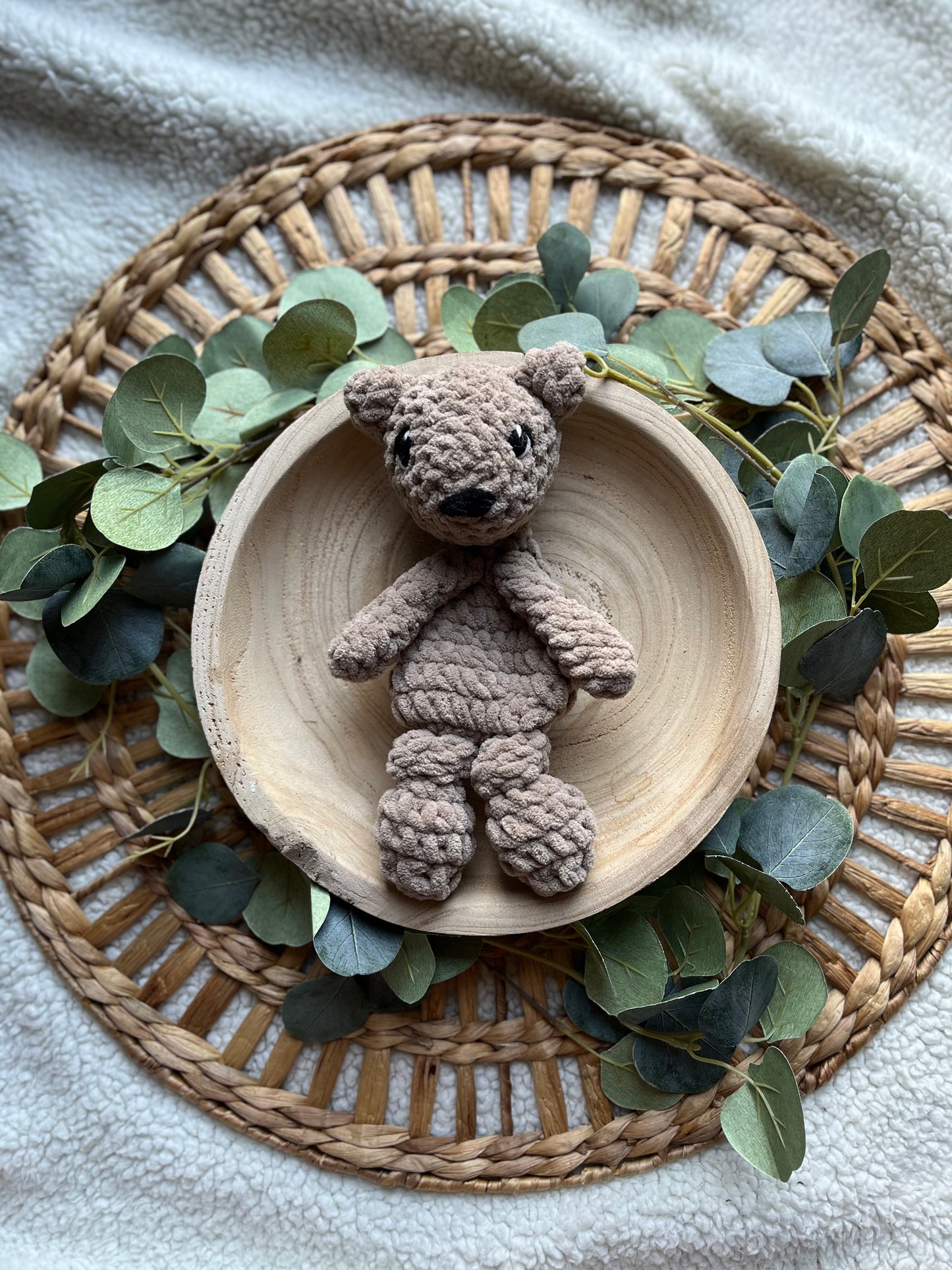 Custom Crochet Bear Snuggler