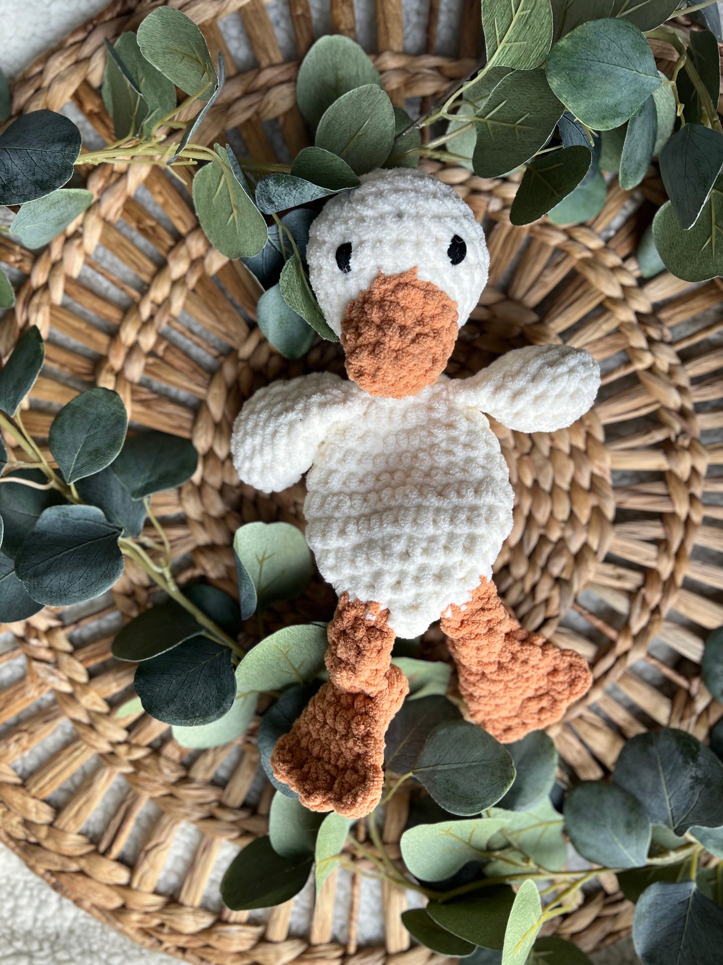 Custom Crochet Duck Snuggler