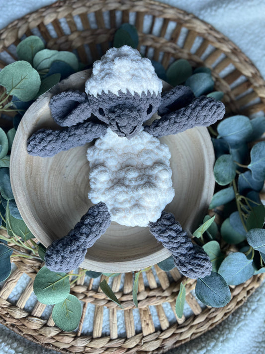 Custom Crochet Lamb Snuggler