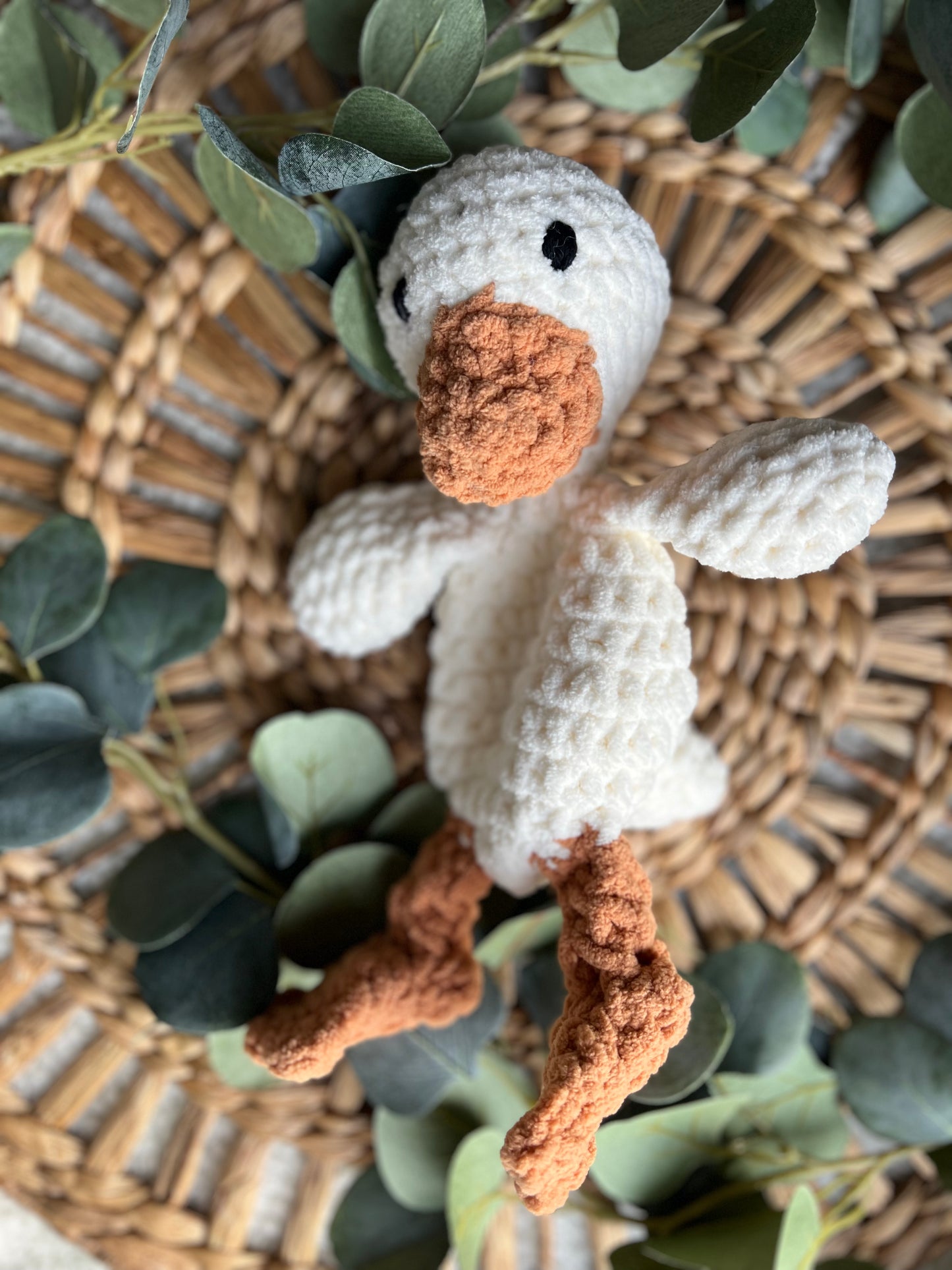 Custom Crochet Duck Snuggler