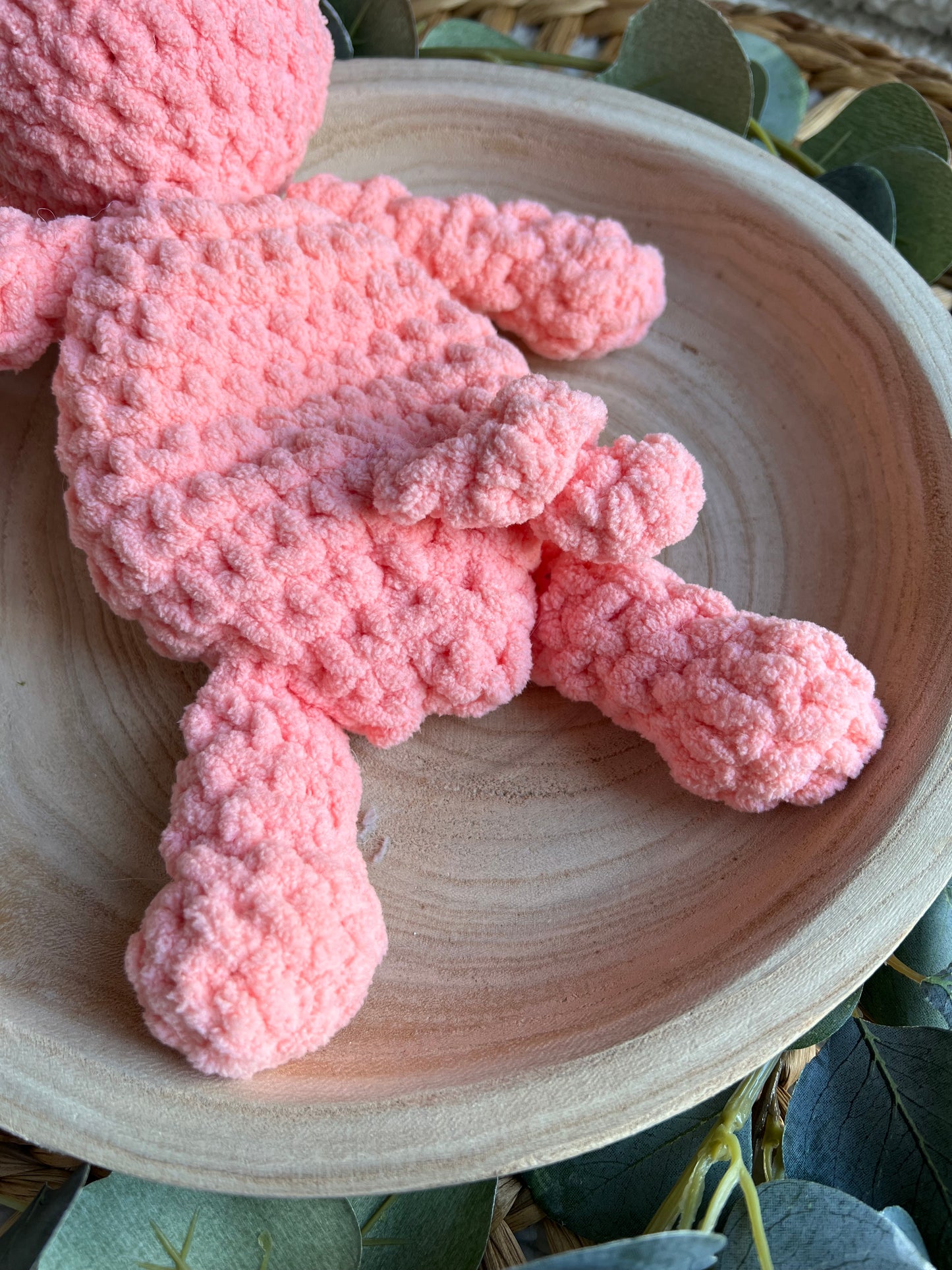 Custom Crochet Pig Snuggler