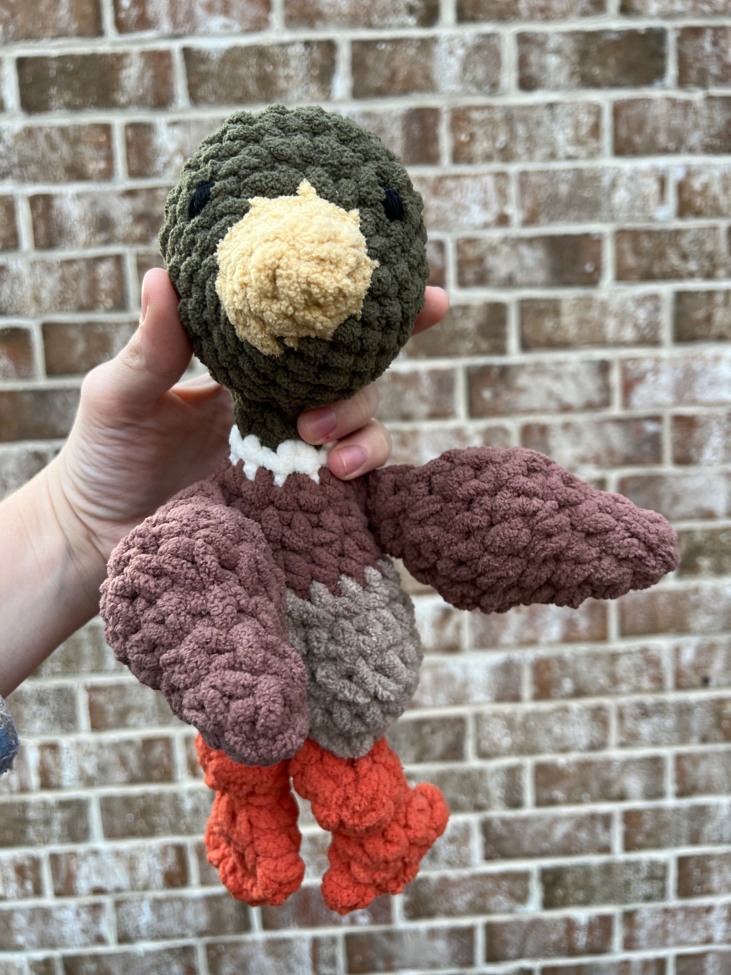 Crochet Mallard Duck Snuggler