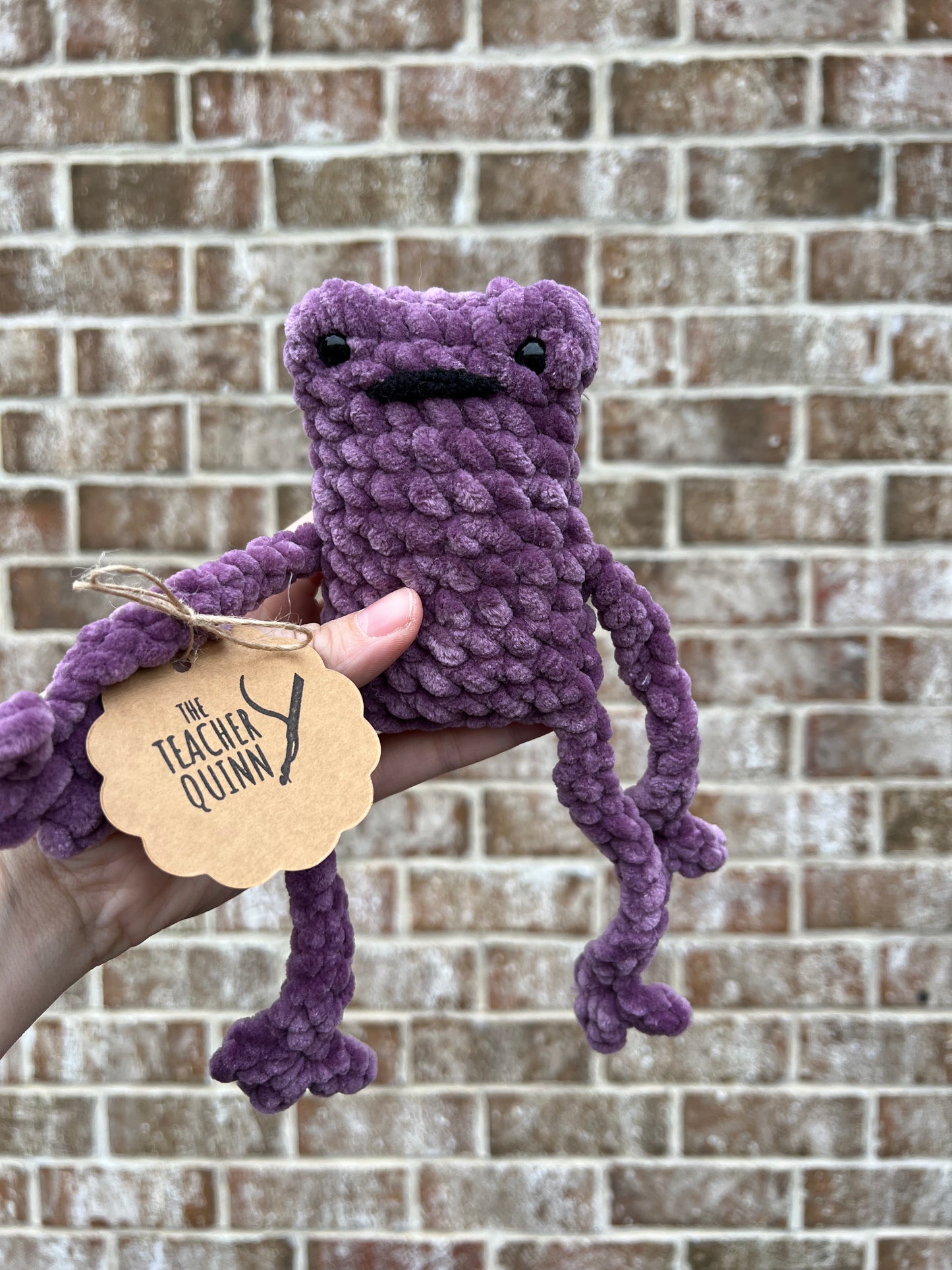 Custom Crochet Leggy Frog