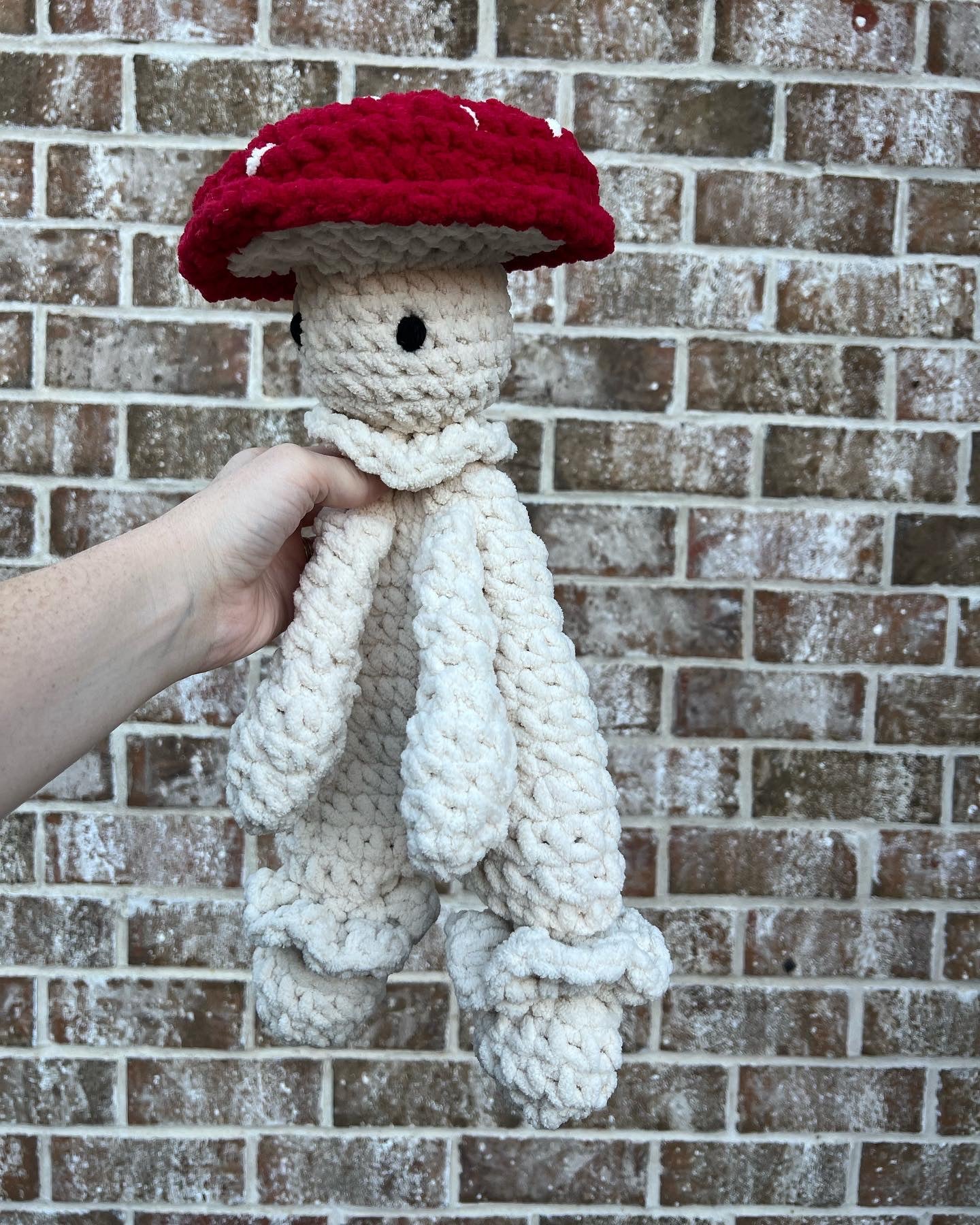 Crochet Mushroom Snuggler