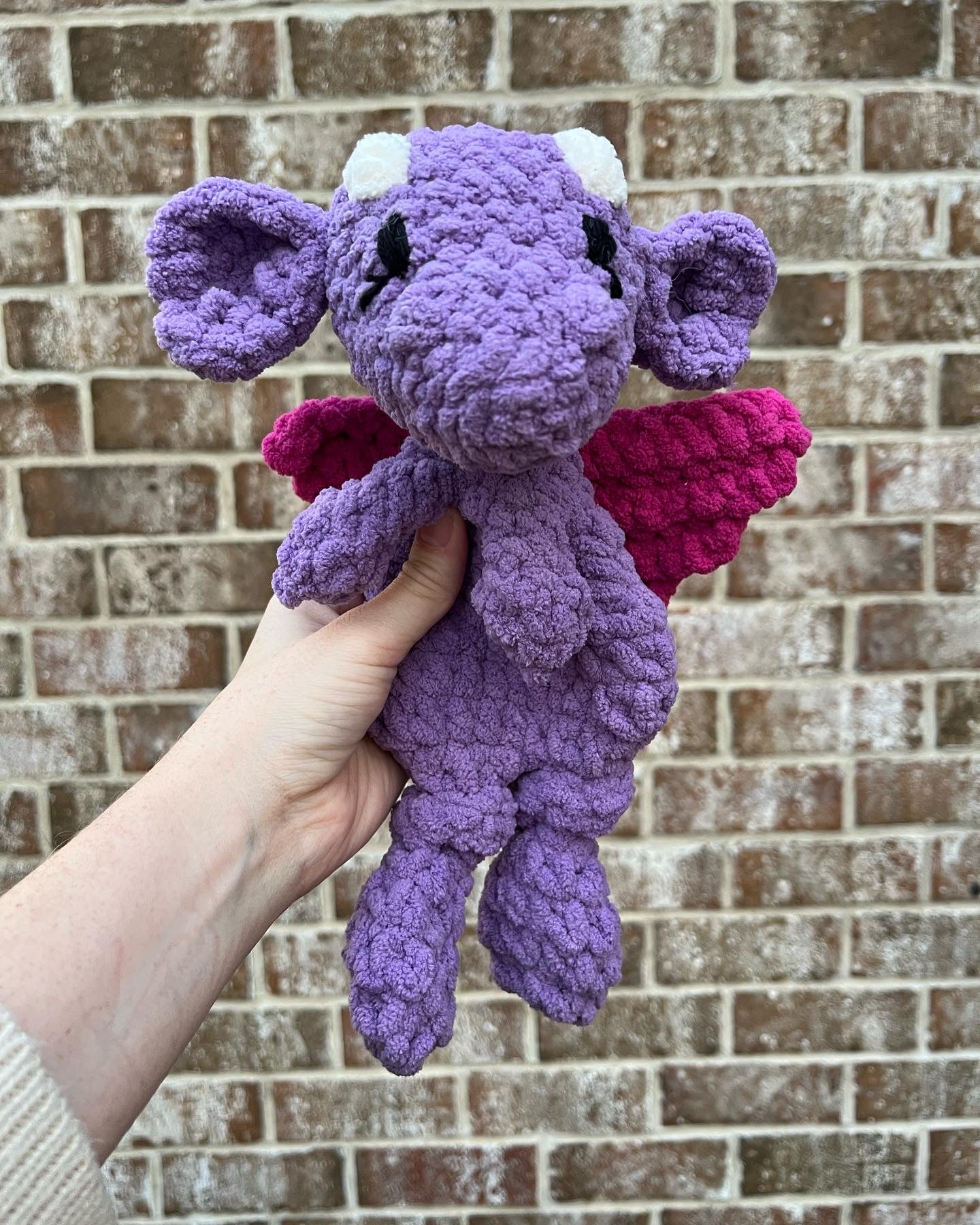 Custom Crochet Dragon Snuggler