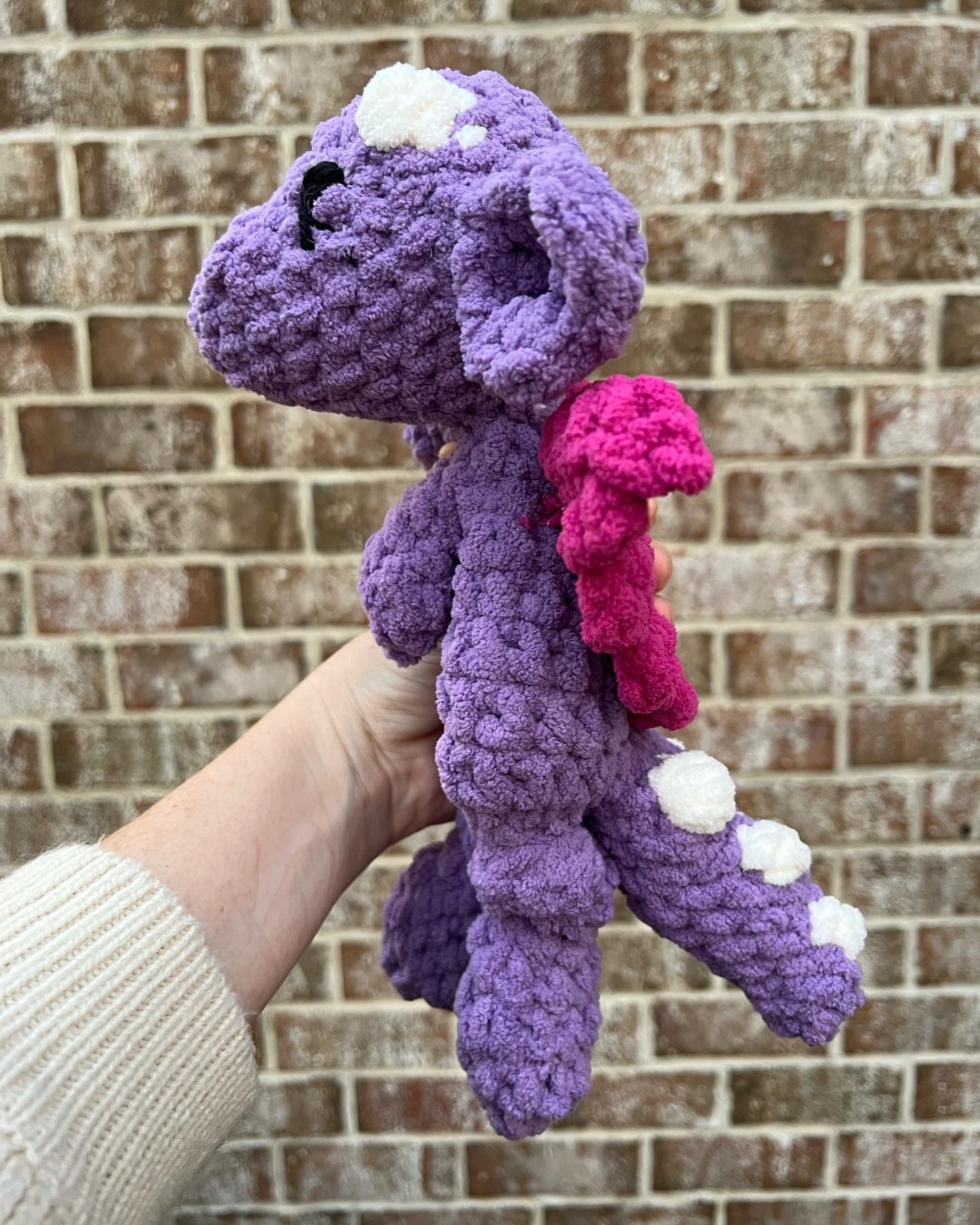 Custom Crochet Dragon Snuggler