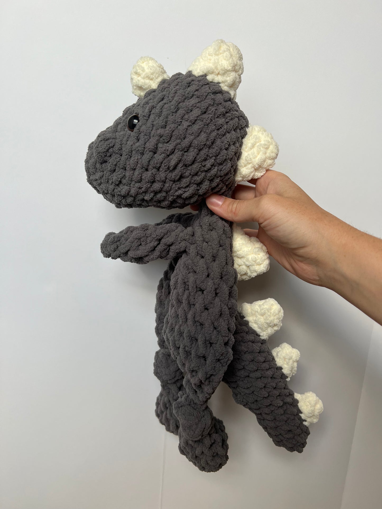 Custom Crochet Dinosaur Snuggler