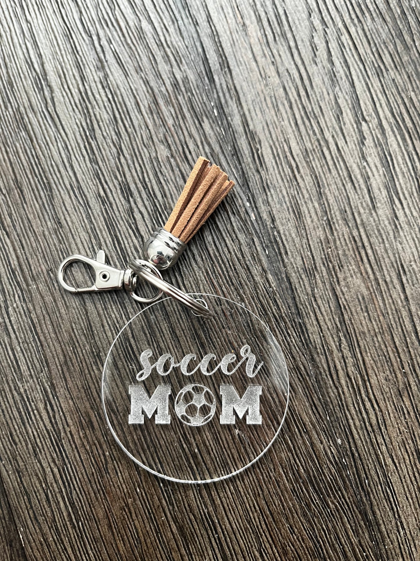 Sports Mom Keychain