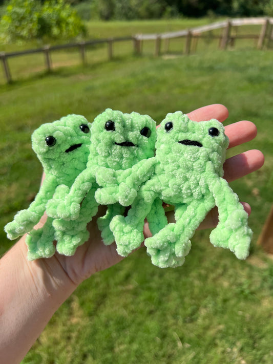 Custom Crochet Leggy Frog