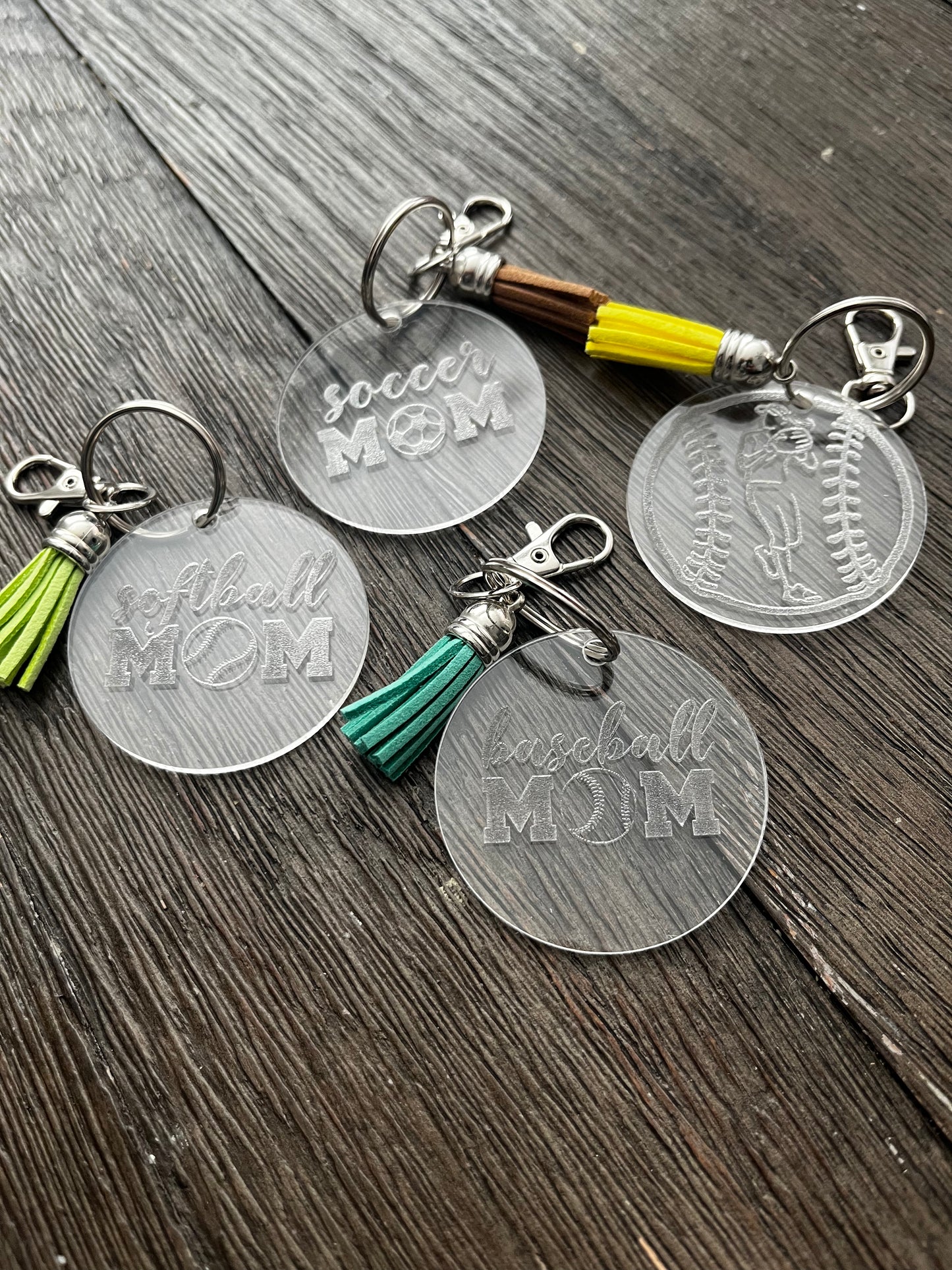 Sports Mom Keychain